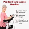 Proheal Stand Up Walker w/ Seat - Red PH-UPWLKALDLX19RD-MP-UP-WALKER